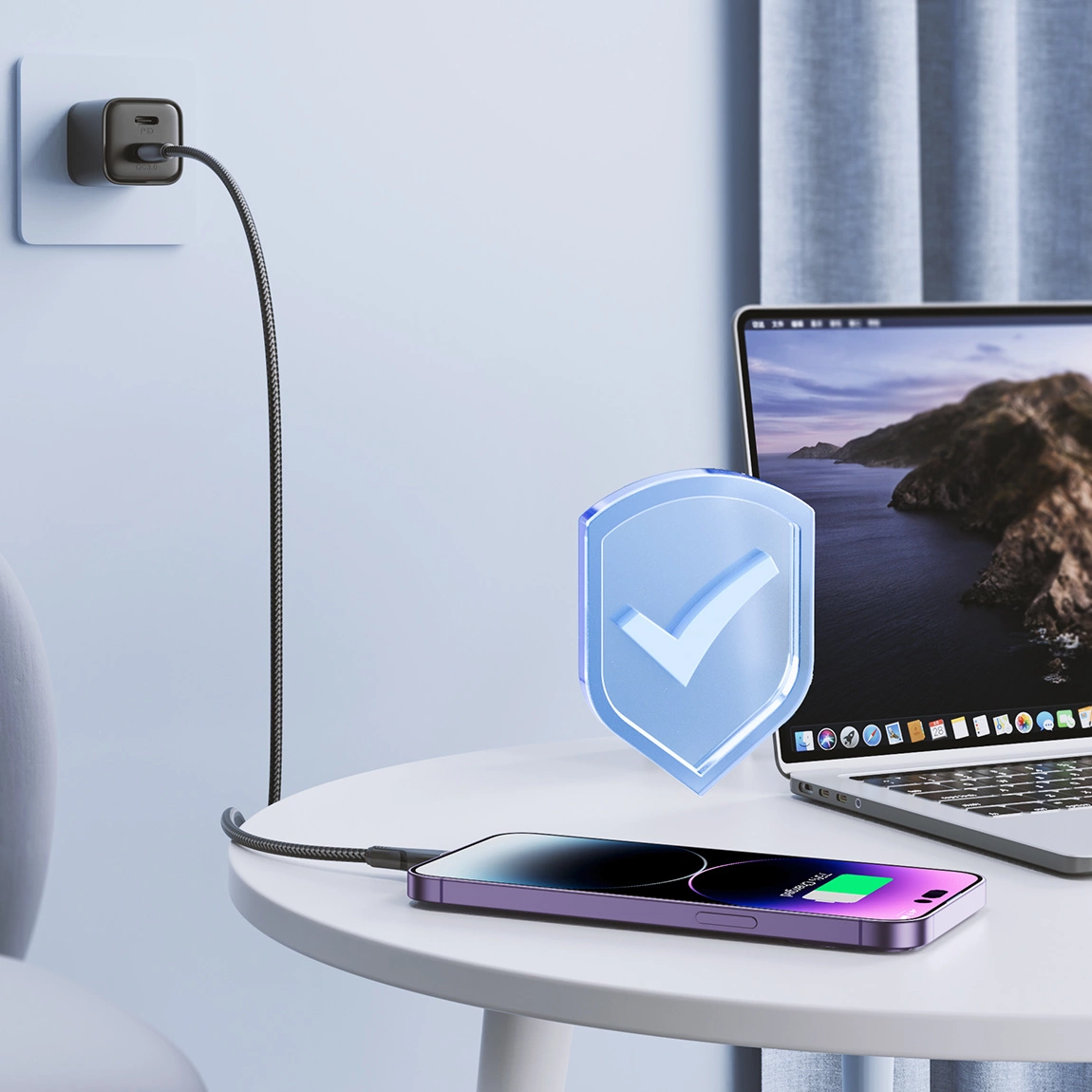 USB-A - Lightning Lade- und Datenkabel Joyroom S-A11, 18W, 1.2m, Schwarz