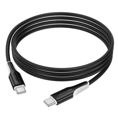 Daten- und Ladekabel USB-C - USB-C Borofone BX119 New, 60W, 1m, Schwarz