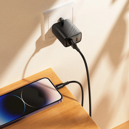 Daten- und Ladekabel USB-A - Lightning HOCO X120, 18W, 1m, Schwarz