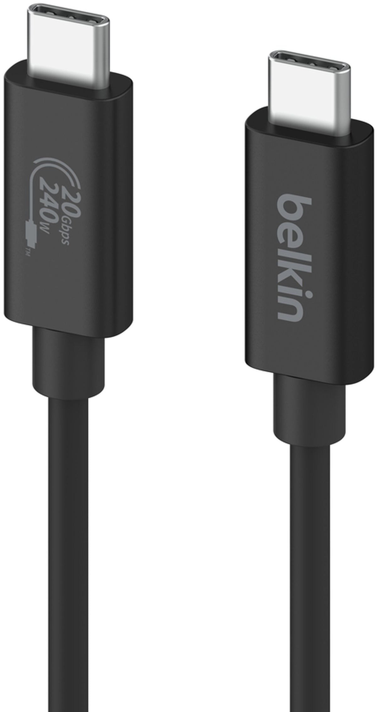 Daten- und Ladekabel USB-C - USB-C Belkin Connect, 240W, 2m, Schwarz INZ004bt2MBK