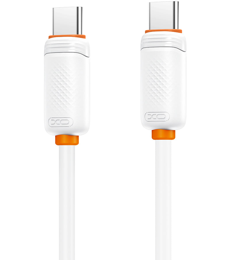 Daten- und Ladekabel USB-C - USB-C XO Design NB-Q302B, 60W, 1m, Weiß