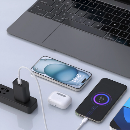 Daten- und Ladekabel USB-C - USB-C Dudao L9C Max, 240W, 1,2m, Weiß