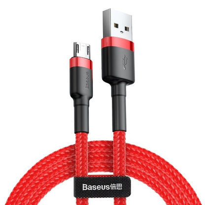 Daten- und Ladekabel USB-A – microUSB Baseus Cafule, 18 W, 1 m, Rot CAMKLF-B09