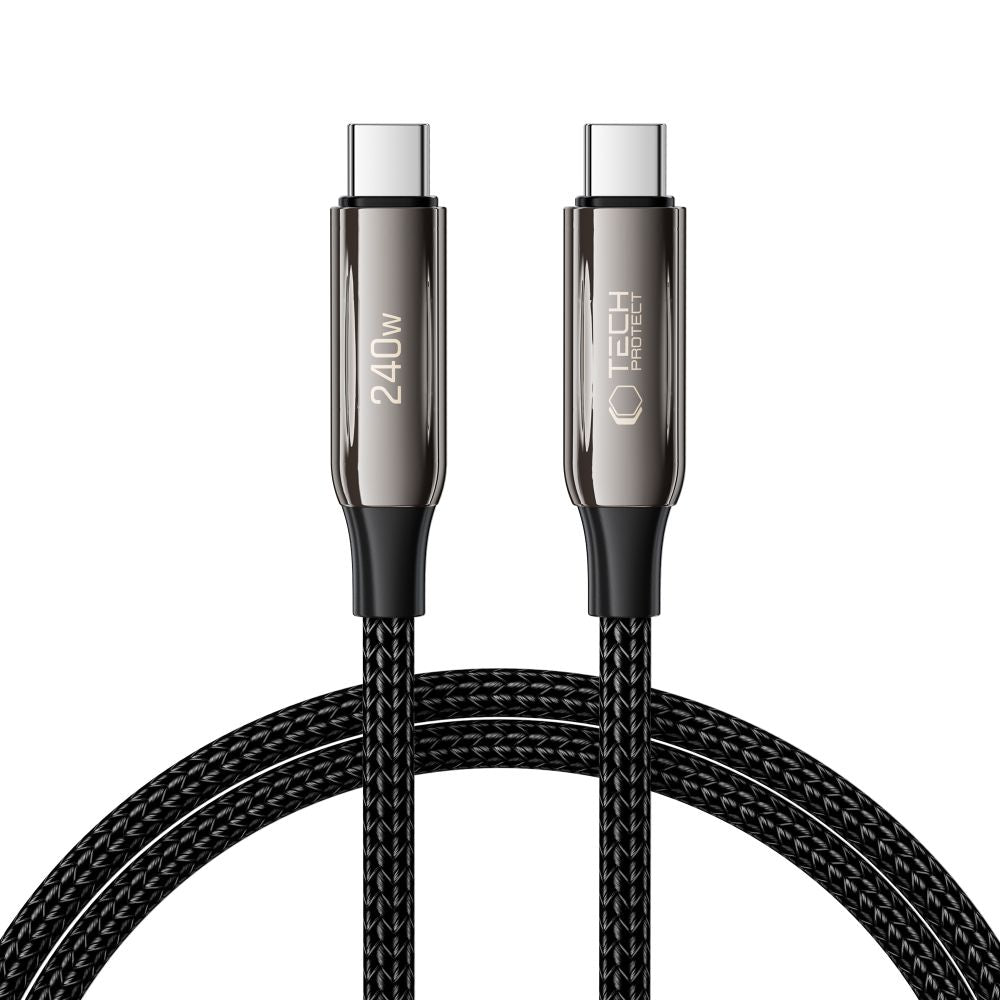 Daten- und Ladekabel USB-C - USB-C Tech-Protect UB10T Ultraboost, 240W, 1m, Schwarz