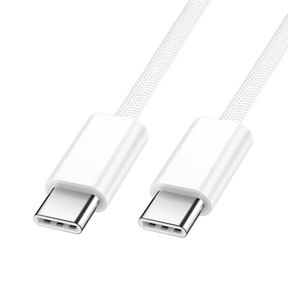 USB-C Daten- und Ladekabel - USB-C BWOO BO-X284, 60W, 1m, Weiß