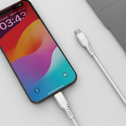 Daten- und Ladekabel USB-C - USB-C WiWu Wi-C034, 60W, 1.2m, Weiß