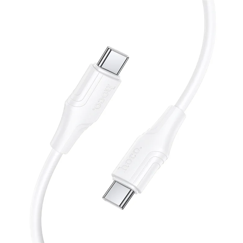 USB-C Daten- und Ladekabel - USB-C HOCO X124, 60W, 1m, Weiß