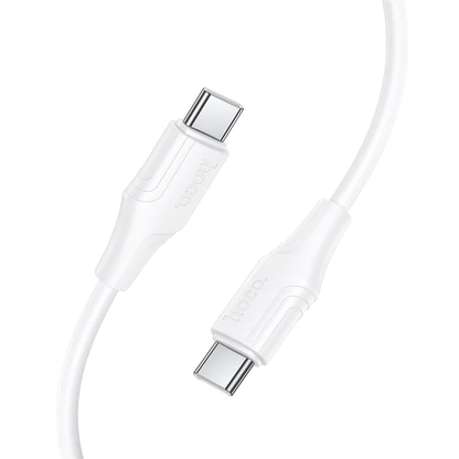 USB-C Daten- und Ladekabel - USB-C HOCO X124, 60W, 1m, Weiß