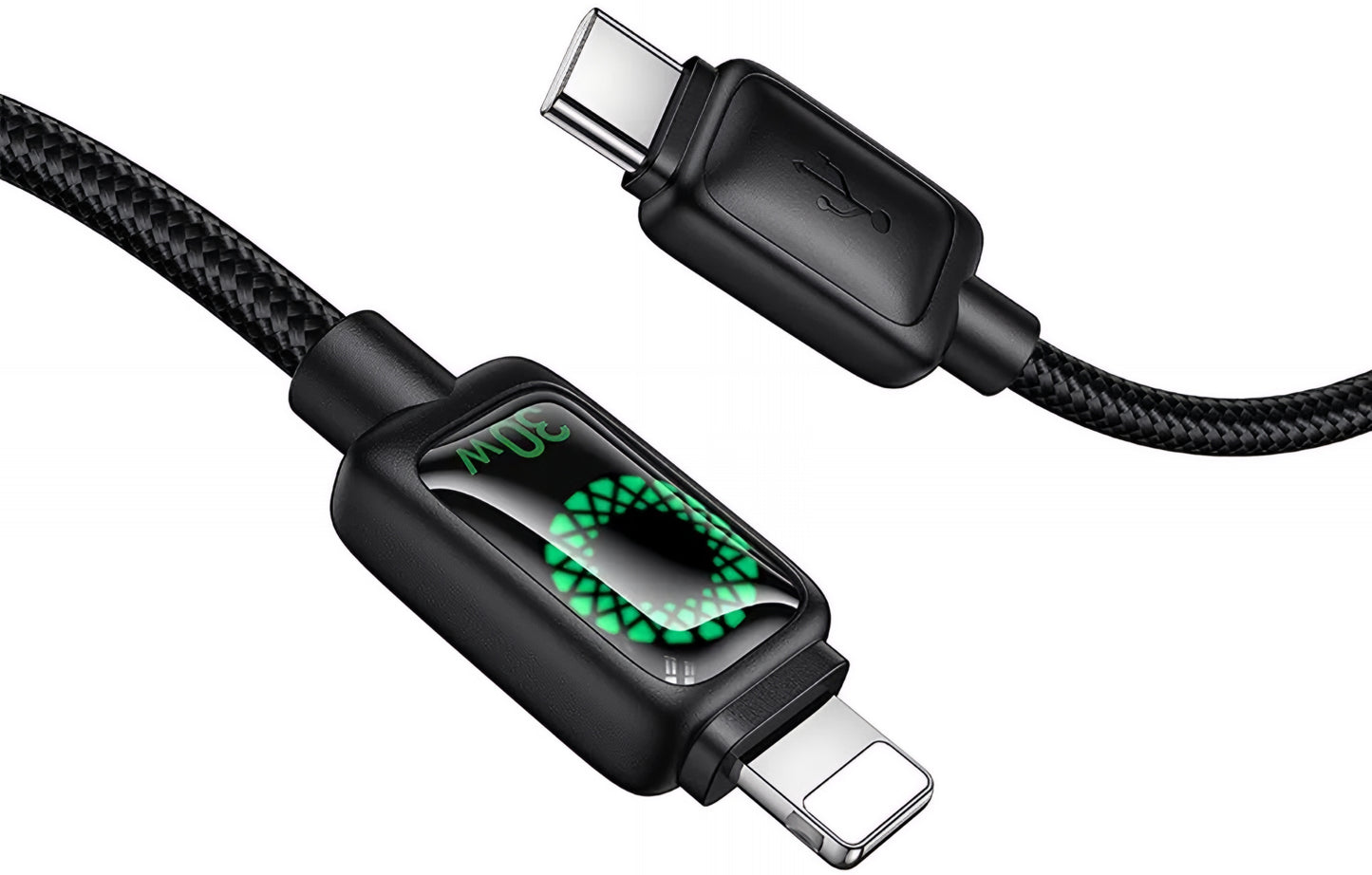 Daten- und Ladekabel USB-C - Lightning HOCO U146, 30W, 1.2m, Schwarz