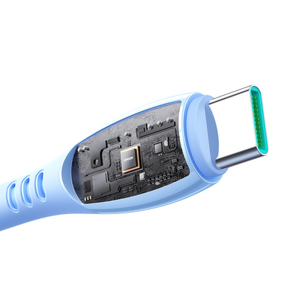 USB-C Daten- und Ladekabel - USB-C Joyroom S-A59 Vibrant, 60W, 1.2m, Blau