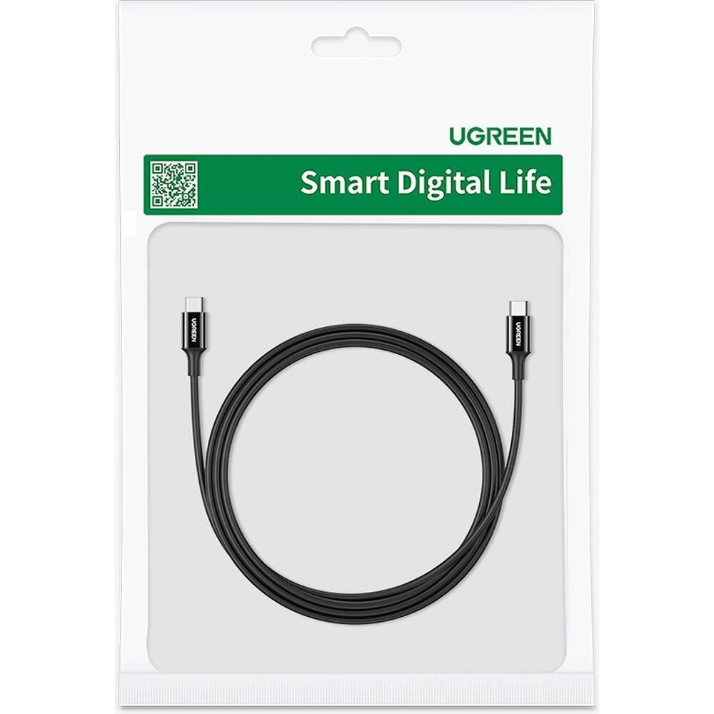 Daten- und Ladekabel USB-C - USB-C UGREEN US300, 100W, 2m, Schwarz
