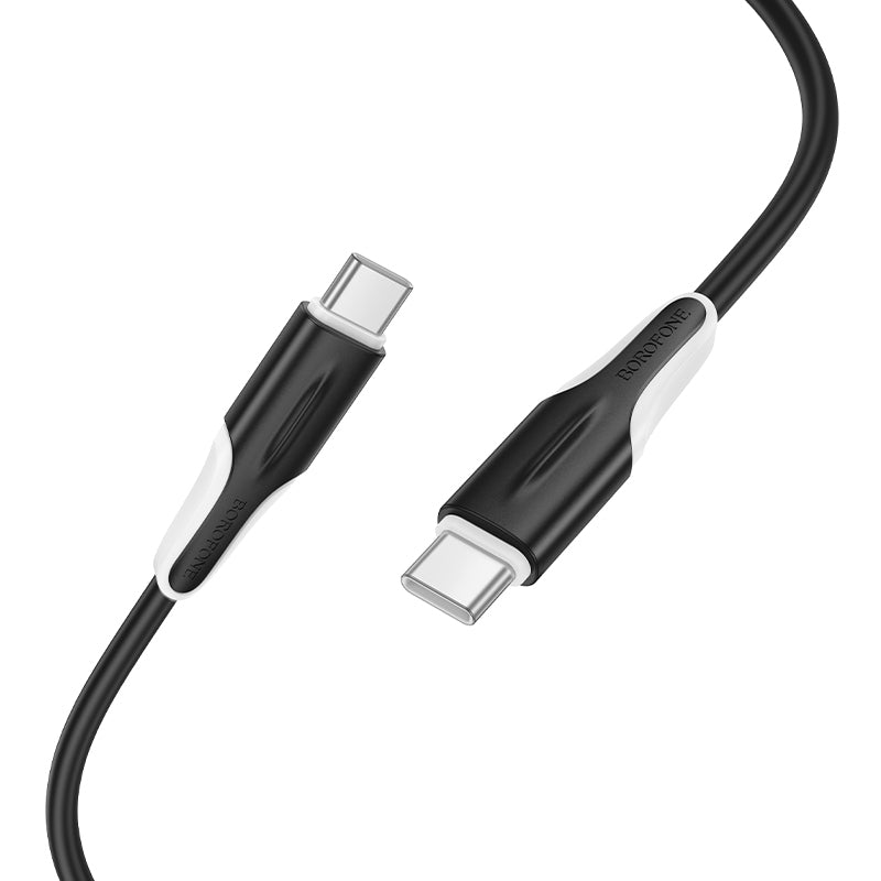 Daten- und Ladekabel USB-C - USB-C Borofone BX119 New, 60W, 1m, Schwarz