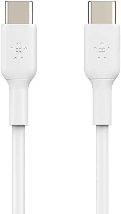 Daten- und Ladekabel USB-C - USB-C Belkin BoostCharge, 60W, 1m, 2er-Set, Weiß CAB003bt1MWH2PK