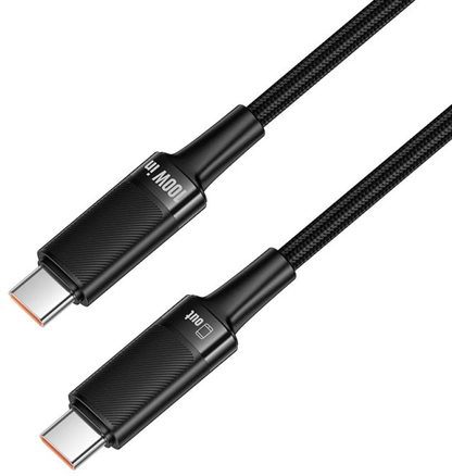 Daten- und Ladekabel USB-C - USB-C HOCO U153 Extreme, 100W, 1,2m, Schwarz