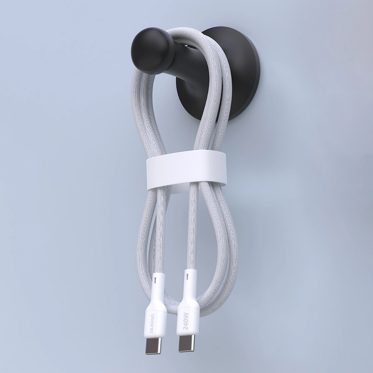 Daten- und Ladekabel USB-C - USB-C Dudao L9C Max, 240W, 1,2m, Weiß