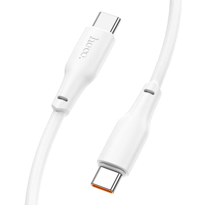 Daten- und Ladekabel USB-C - USB-C HOCO X93, 100 W, 1 m, Weiß