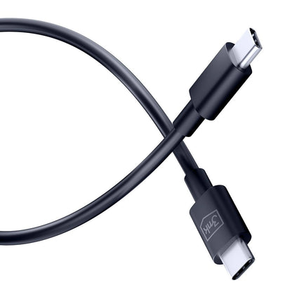 Daten- und Ladekabel USB-C - USB-C 3MK Hyper, 100 W, 1,2 m, Schwarz