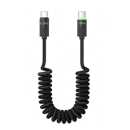 USB-C Daten- und Ladekabel - USB-C Tech-Protect UB20T Ultraboost, 100W, 1.8m, Schwarz