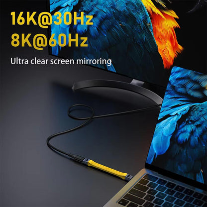 USB-C Daten- und Ladekabel - USB-C OEM 8K Video, 240W, 0,13m, Schwarz