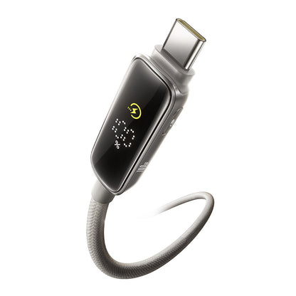 USB-C Daten- und Ladekabel - USB-C Baseus Vipow Display, 100W, 1m, Grau P10381802851-00