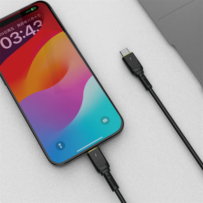 Daten- und Ladekabel USB-C - USB-C WiWu Wi-C034, 60W, 1.2m, Schwarz