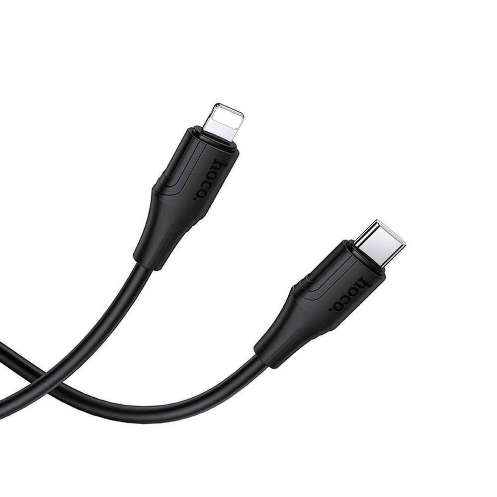USB-C to Lightning Data and Charging Cable HOCO X124, 27W, 1m, Black
