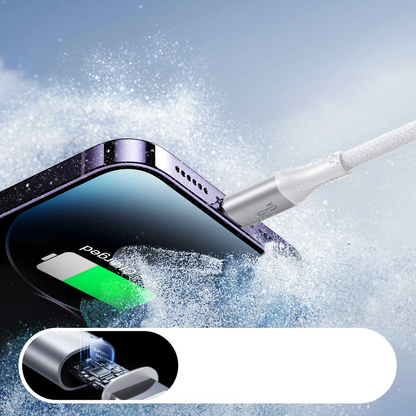 USB-A - Lightning Lade- und Datenkabel Joyroom S-A28 Flash, 18W, 1m, Weiß