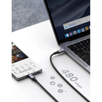USB-C Daten- und Ladekabel - USB-C UGREEN US316, 100W, 0,5m, Grau