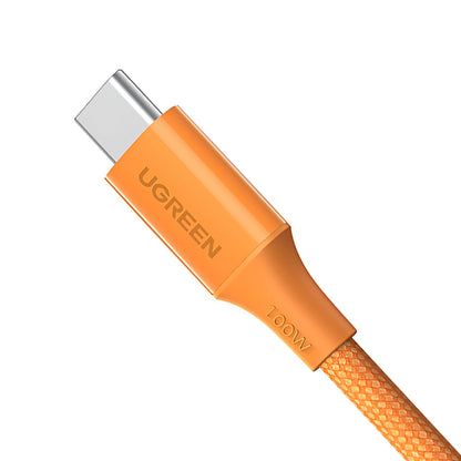 Daten- und Ladekabel USB-C - USB-C UGREEN L502, 100W, 1m, Orange