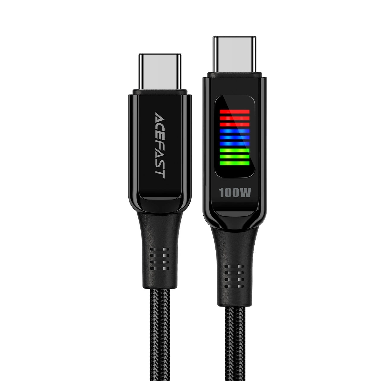 USB-C Daten- und Ladekabel - USB-C Acefast C7-03, 100W, 1,2m, Schwarz