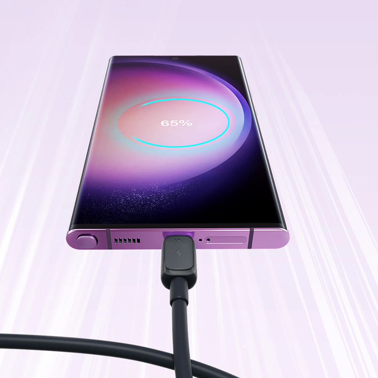 USB-C Daten- und Ladekabel - USB-C Joyroom A14, 60W, 1,2m, Schwarz