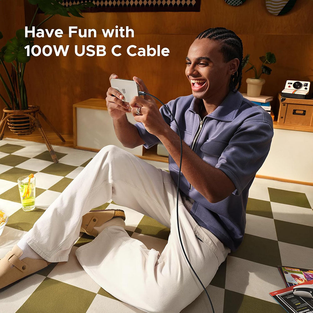 USB-C Daten- und Ladekabel - USB-C UGREEN L509, 100W, 1m, Grau