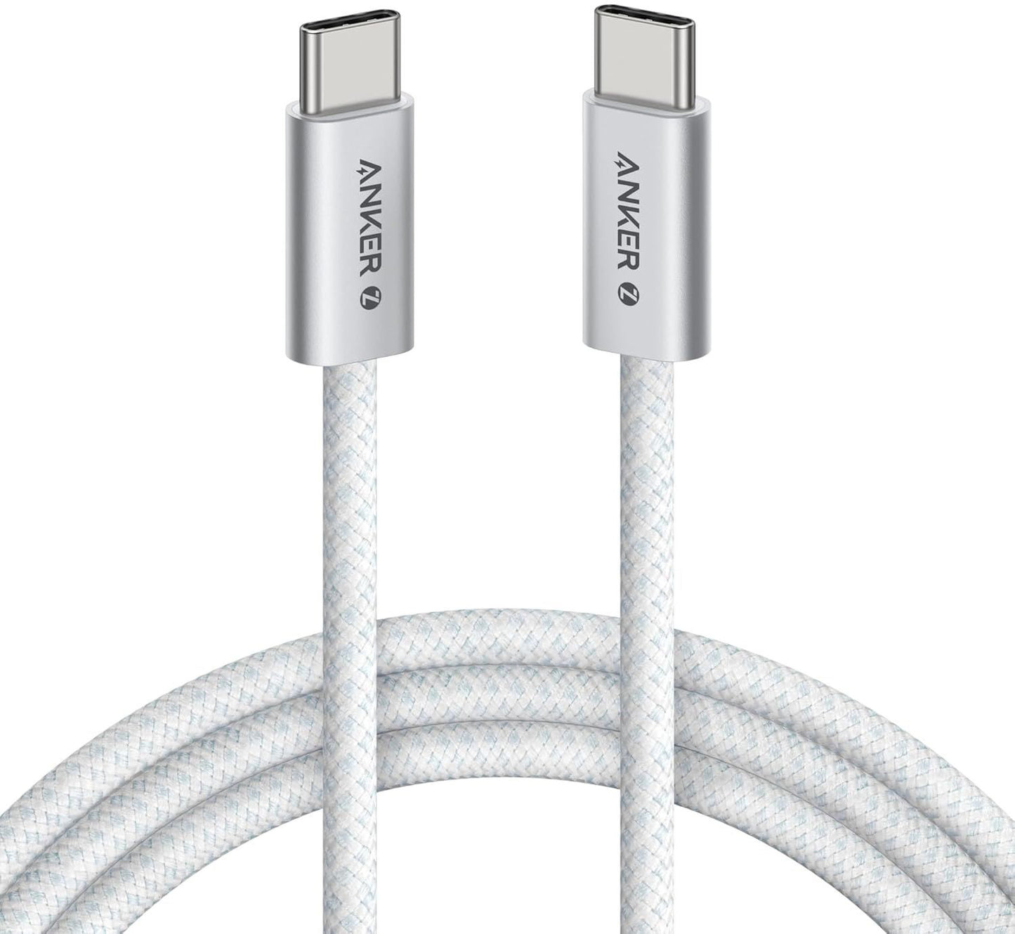 USB-C Daten- und Ladekabel - USB-C Anker Zolo, 240W, 1m, Weiß A8060H21