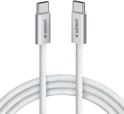 USB-C Daten- und Ladekabel - USB-C Anker Zolo, 240W, 1m, Weiß A8060H21