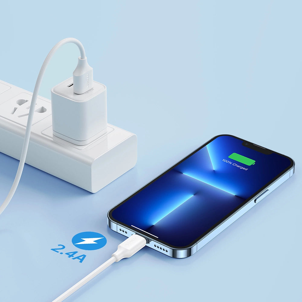 Daten- und Ladekabel USB-A - Lightning Joyroom S-A9, 18W, 1m, Weiß