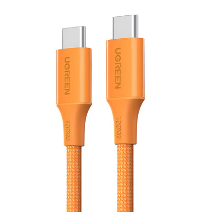 Daten- und Ladekabel USB-C - USB-C UGREEN L502, 100W, 1m, Orange