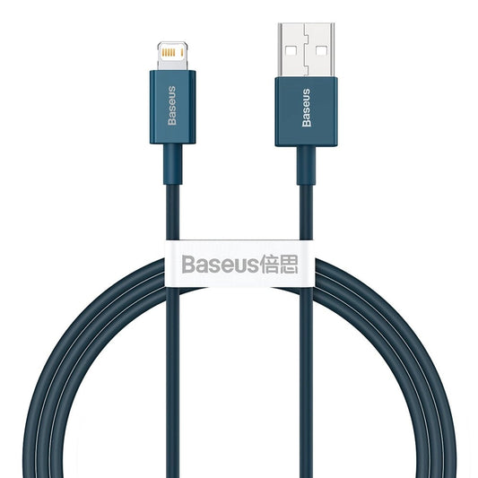 Daten- und Ladekabel USB-A – Lightning Baseus Superior Series, 20 W, 1 m, Blau CALYS-A03