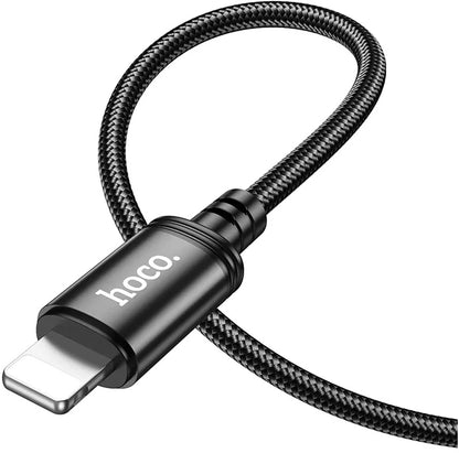 USB-C to Lightning Data and Charging Cable HOCO X89, 27W, 2m, Black