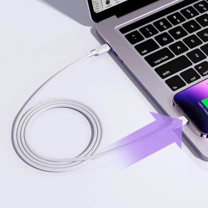 USB-C - Lightning Lade- und Datenkabel Joyroom S-A14, 30W, 1.2m, Weiß
