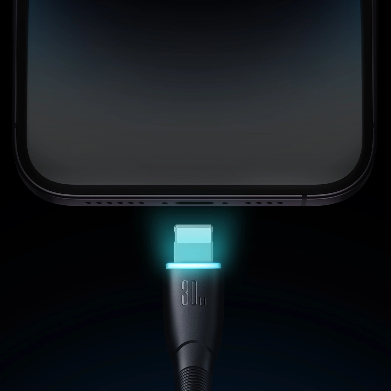 USB-C - Lightning Lade- und Datenkabel Joyroom S-A32, 30W, 1m, Schwarz