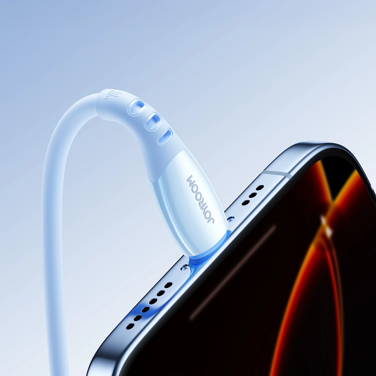 Daten- und Ladekabel USB-C - Lightning Joyroom S-A59 Vibrant, 30W, 1,2m, Blau