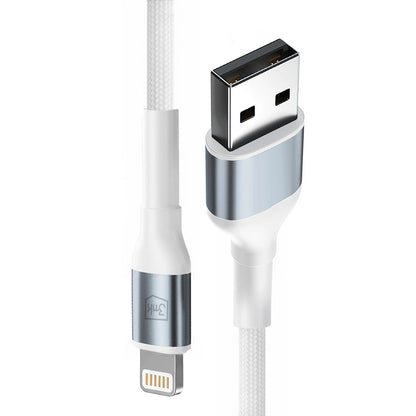 Daten- und Ladekabel USB-A - Lightning 3MK Hyper N, 12W, 2m, Weiß