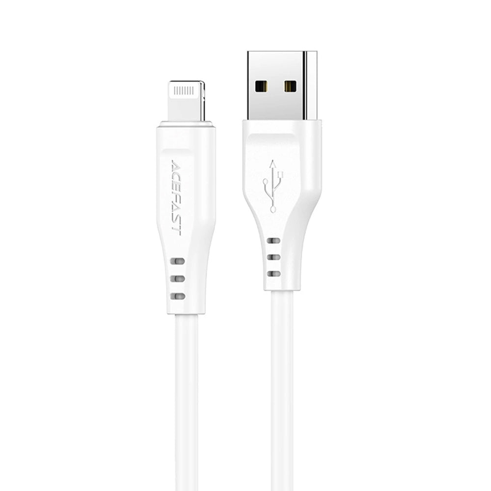 Daten- und Ladekabel USB-A - Lightning Acefast C3-02, 18W, 1,2m, Weiß