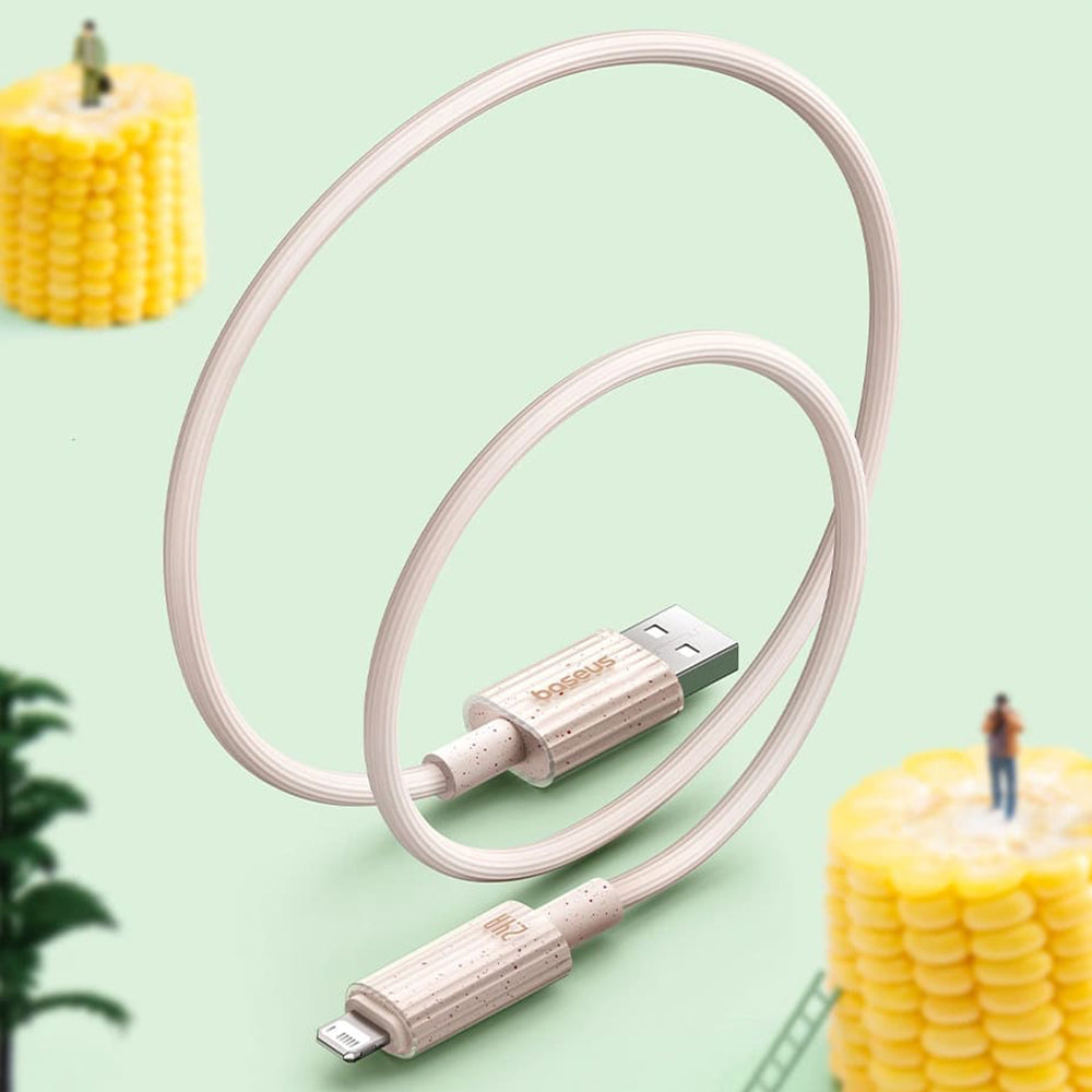 Daten- und Ladekabel USB-A - Lightning Baseus Habitat, 18W, 2m, Grün P10360200631-01