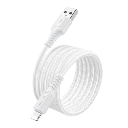 Daten- und Ladekabel USB-A - Lightning Borofone BX116 Certain, 18W, 1m, Schwarz