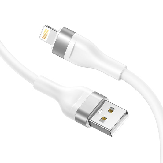 Daten- und Ladekabel USB-A - Lightning Lito LD02L, 18W, 1.2m, Weiß