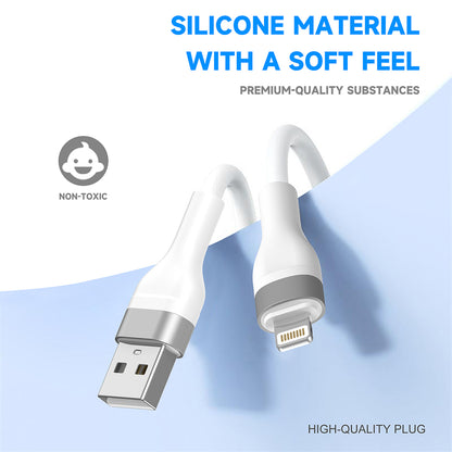 Daten- und Ladekabel USB-A - Lightning Lito LD02L, 18W, 1.2m, Weiß
