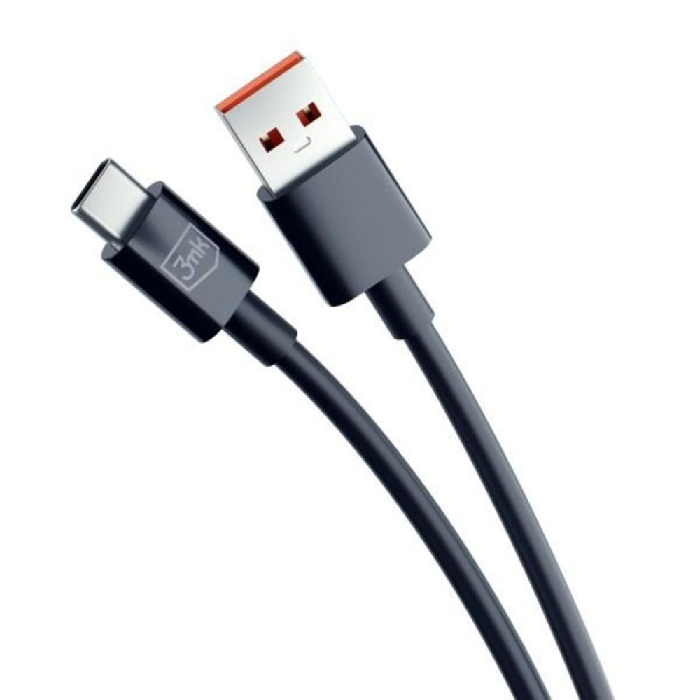 Daten- und Ladekabel USB-A - USB-C 3MK Hyper, 18W, 1.2m, Schwarz