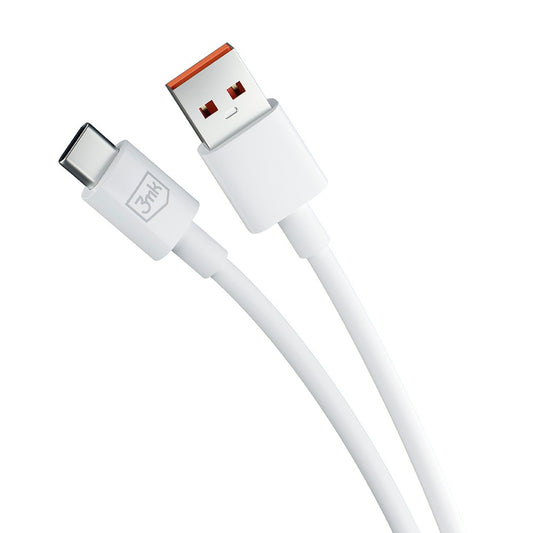 Daten- und Ladekabel USB-A - USB-C 3MK Hyper, 60W, 1.2m, Weiß