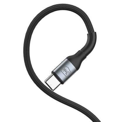 Daten- und Ladekabel USB-A - USB-C 3MK Hyper N 18, 18W, 1m, Schwarz